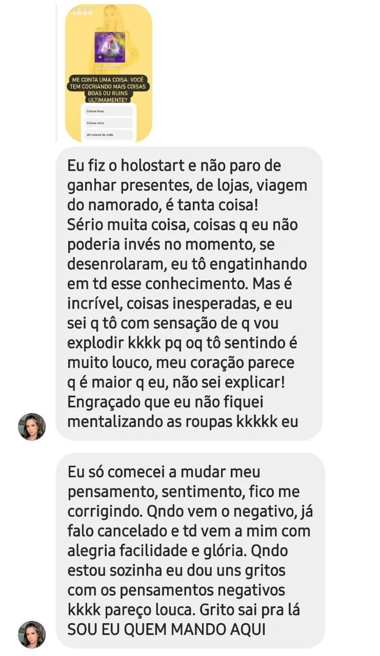 DEPOIMENTO - HOLOSTART - RESPOSTA STORYS - MULTIPLAS COCRIAÇÕES - 10.02.2023